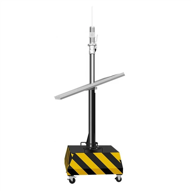 Easy Deployment Mobile Solar Power Surveillance Towable CCTV System