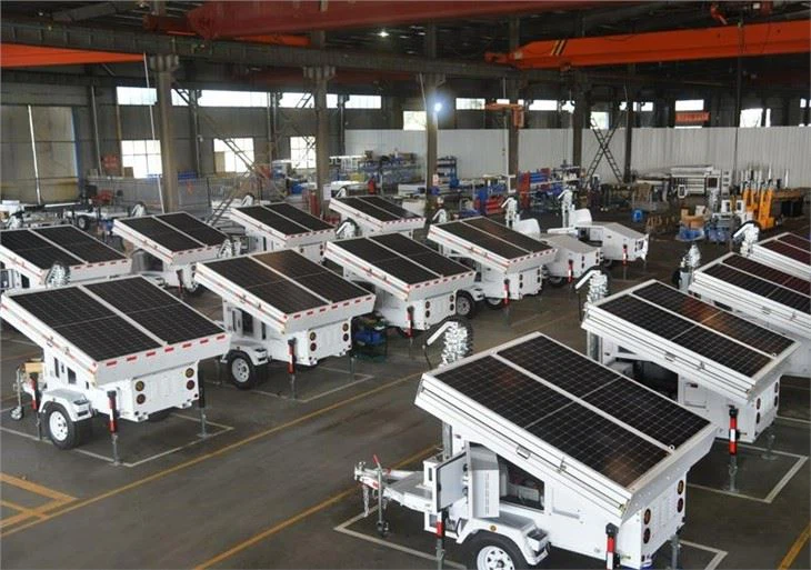Mobile Solar Powered Generator Trailer