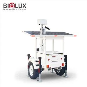 380W Panel słoneczny Mobilna wieża nadzoru